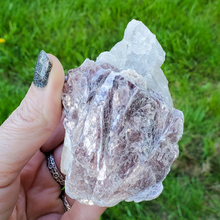 Load image into Gallery viewer, Purple Lepidolite Mica Leaf Crystal