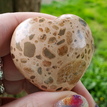 Load image into Gallery viewer, rhyolite gemstone heart