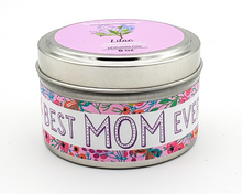 Load image into Gallery viewer, Best Mom Ever Lilac Soy Wax Candle - 6 oz