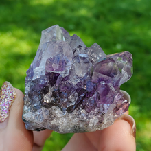 Load image into Gallery viewer, Grade A Brazilian Amethyst druzy cluster