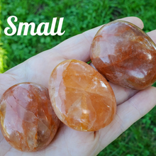 Load image into Gallery viewer, Fire quartz crystal palm stones