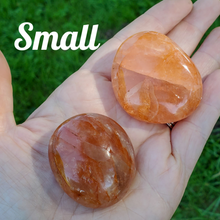 Load image into Gallery viewer, Fire quartz crystal palm stones