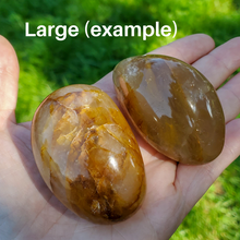 Load image into Gallery viewer, Golden healer quartz palm stones