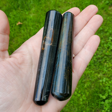 Load image into Gallery viewer, Blue Tigers eye gemstone massage wand