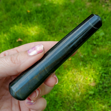 Load image into Gallery viewer, Blue Tigers eye gemstone massage wand