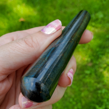 Load image into Gallery viewer, Blue Tigers eye gemstone massage wand