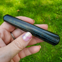 Load image into Gallery viewer, Blue Tigers eye gemstone massage wand