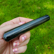 Load image into Gallery viewer, Blue Tigers eye gemstone massage wand