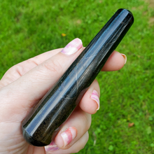 Load image into Gallery viewer, Blue Tigers eye gemstone massage wand