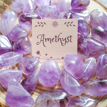 Load image into Gallery viewer, Amethyst Tumbled Gemstones