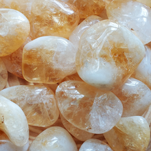 Load image into Gallery viewer, Tumbled citrine crystals, ethically mined