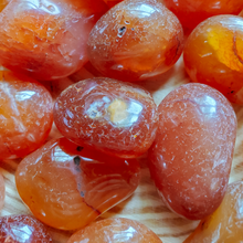 Load image into Gallery viewer, Tumbled Carnelian gemstones