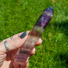 Load image into Gallery viewer, Rainbow Fluorite Point - Rainbow Fluorite Tower