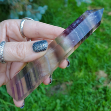 Load image into Gallery viewer, Rainbow Fluorite Point - Rainbow Fluorite Tower
