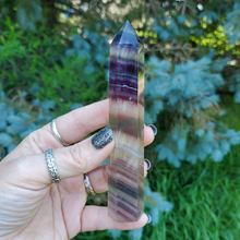 Load image into Gallery viewer, Rainbow Fluorite Point - Rainbow Fluorite Tower