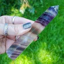 Load image into Gallery viewer, Rainbow Fluorite Point - Rainbow Fluorite Tower
