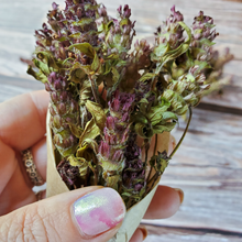 Load image into Gallery viewer, Small Self Heal Dried Herb Bundle - Dried Prunella Blossoms