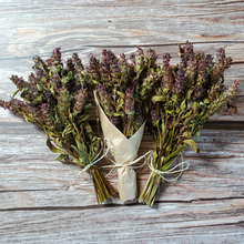 Load image into Gallery viewer, Small Self Heal Dried Herb Bundle - Dried Prunella Blossoms