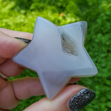 Load image into Gallery viewer, Carved crystal star