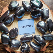 Load image into Gallery viewer, Hematite Tumbled Gemstones