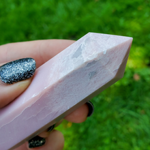 Load image into Gallery viewer, Carved pink opal gemstone points