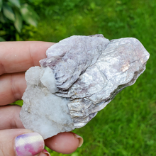 Load image into Gallery viewer, Purple lepidolite mica leaf crystal