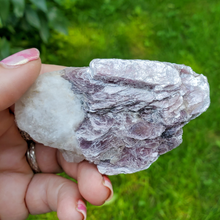 Load image into Gallery viewer, Purple lepidolite mica leaf crystal