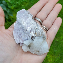 Load image into Gallery viewer, Purple lepidolite mica leaf crystal
