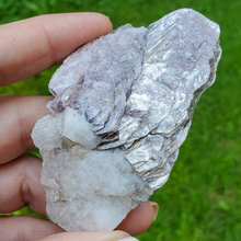 Load image into Gallery viewer, Purple lepidolite mica leaf crystal