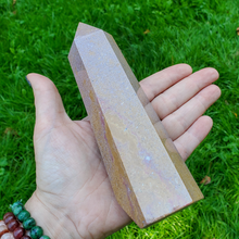 Load image into Gallery viewer, Large Pink Ocean Jasper Tower (Imperfect)