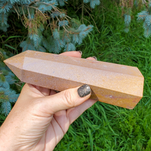 Load image into Gallery viewer, Large Pink Ocean Jasper Tower (Imperfect)