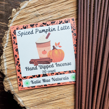 Load image into Gallery viewer, Pumpkin scented hand dipped incense sticks