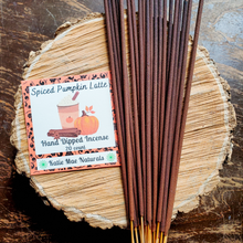 Load image into Gallery viewer, Pumpkin spice hand dipped incense sticks phthalate free