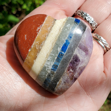 Load image into Gallery viewer, Carved chakra heart