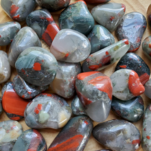 Load image into Gallery viewer, Bloodstone Tumbled Gemstones