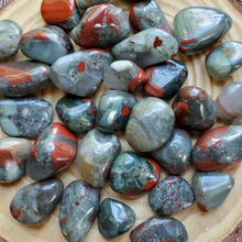Load image into Gallery viewer, Bloodstone tumbled crystals