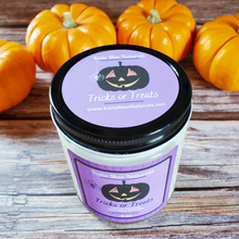 Load image into Gallery viewer, Tricks or Treats Halloween Soy Wax Candle - 9 oz