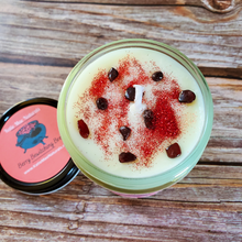 Load image into Gallery viewer, Hand poured soy wax candle with crystals