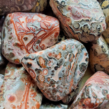 Load image into Gallery viewer, Leopardskin jasper tumbled gemstones
