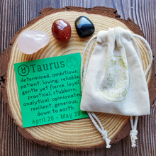 Load image into Gallery viewer, Taurus gemstone set