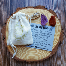 Load image into Gallery viewer, Gemstones for zodiac sign Scorpio