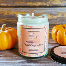 Load image into Gallery viewer, Spiced Pumpkin Latte Soy Wax Candle - 9 oz