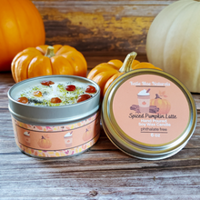 Load image into Gallery viewer, Spiced Pumpkin Latte Soy Wax Candle - 6 oz