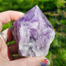 Load image into Gallery viewer, Large Natural Amethyst Top Polished Point
