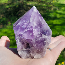 Load image into Gallery viewer, Large Natural Amethyst Top Polished Point