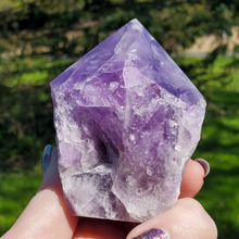 Load image into Gallery viewer, Large Natural Amethyst Top Polished Point