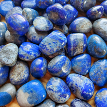 Load image into Gallery viewer, Lapis Lazuli Tumbled Gemstones - 0.5-1 inch