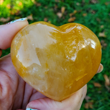Load image into Gallery viewer, Golden Healer Quartz crystal heart