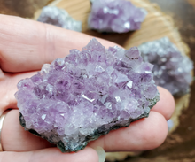 Load image into Gallery viewer, Uruguayan purple amethyst crystal cluster