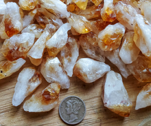 Load image into Gallery viewer, natural rough citrine point crystals